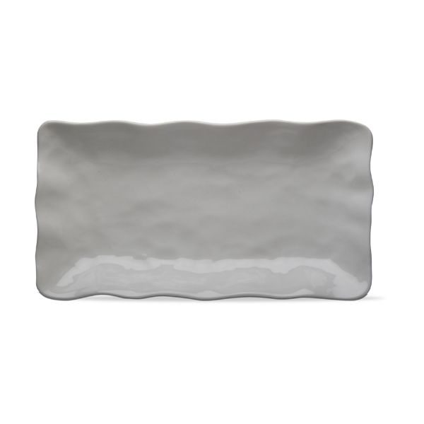 Formoso deep rectangular platter - white