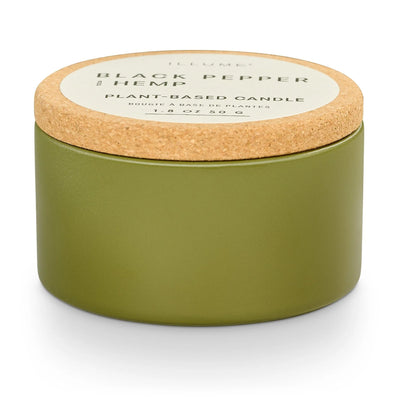Illume Verde Tin Candle With Cork Lid