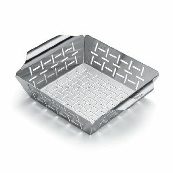 Weber Style™ Small Stainless Steel Vegetable Basket