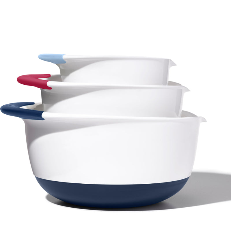 OXO Plastic Mixing Bowls - Set/3