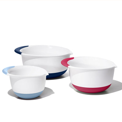 OXO Plastic Mixing Bowls - Set/3