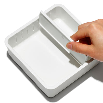 OXO 3pc Slim Adjustable Drawer Bin Set