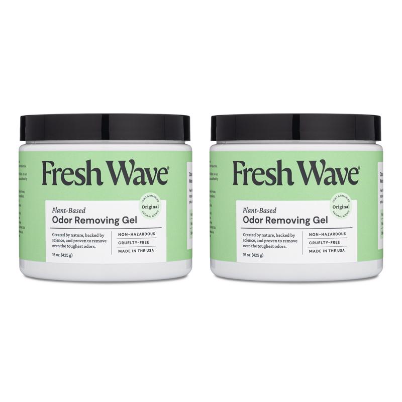 Fresh Wave Natural Scent Odor Removing Gel -15 oz - 2pk