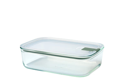 MEPAL EasyClip Rectangle Glass Storage Box -  Nordic Sage - Assorted Sizes