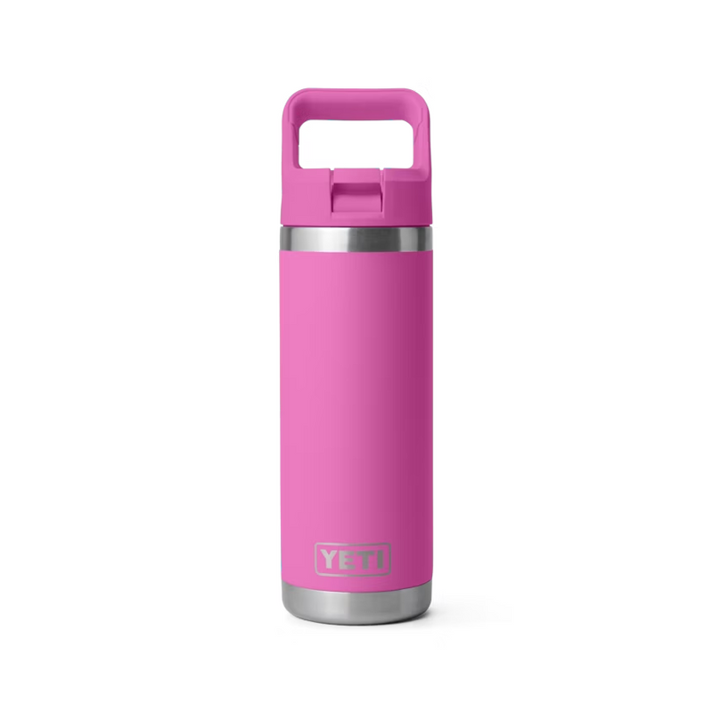 Yeti Rambler Straw Bottle With Matching Cap - 18oz