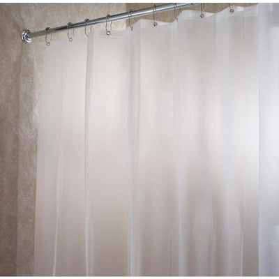 iDesign EVA White Soft Shower Curtain Liner
