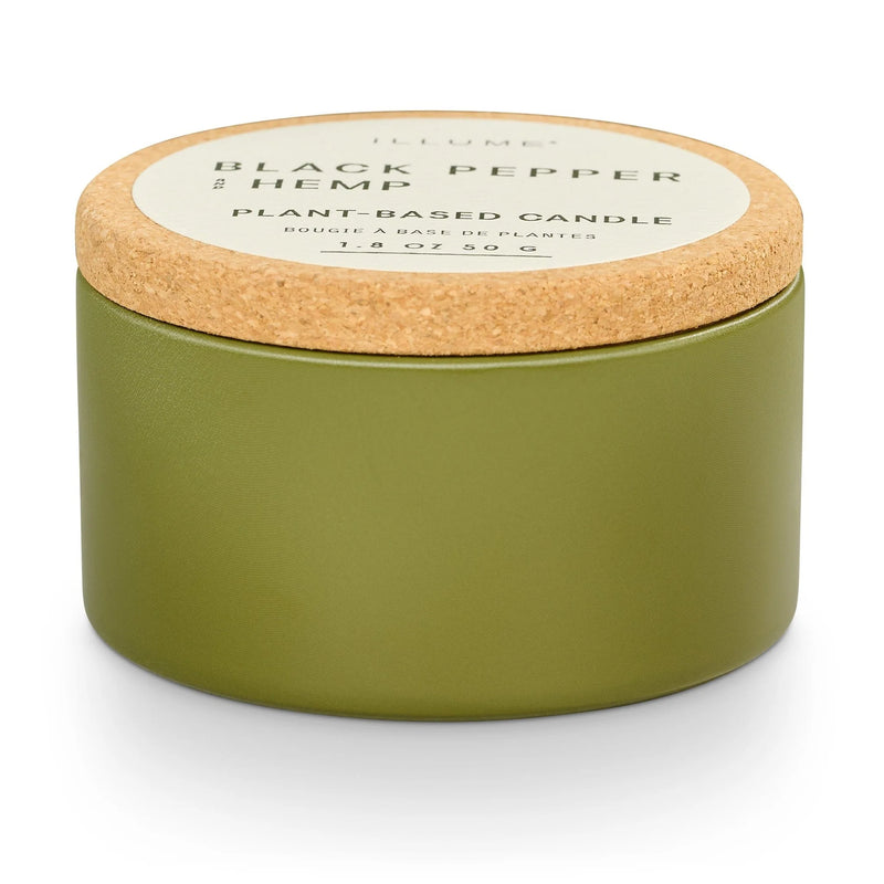 Illume Verde Tin Candle With Cork Lid