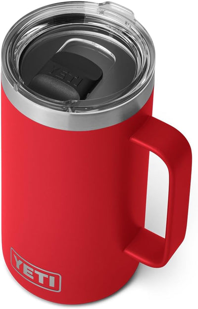 YETI Rambler 24 oz Mug, Vacuum Insulated, Stainless Steel with MagSlider Lid