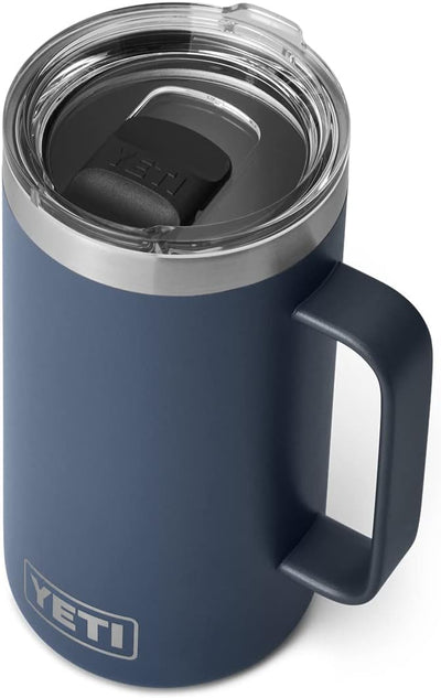 YETI Rambler 24 oz Mug, Vacuum Insulated, Stainless Steel with MagSlider Lid