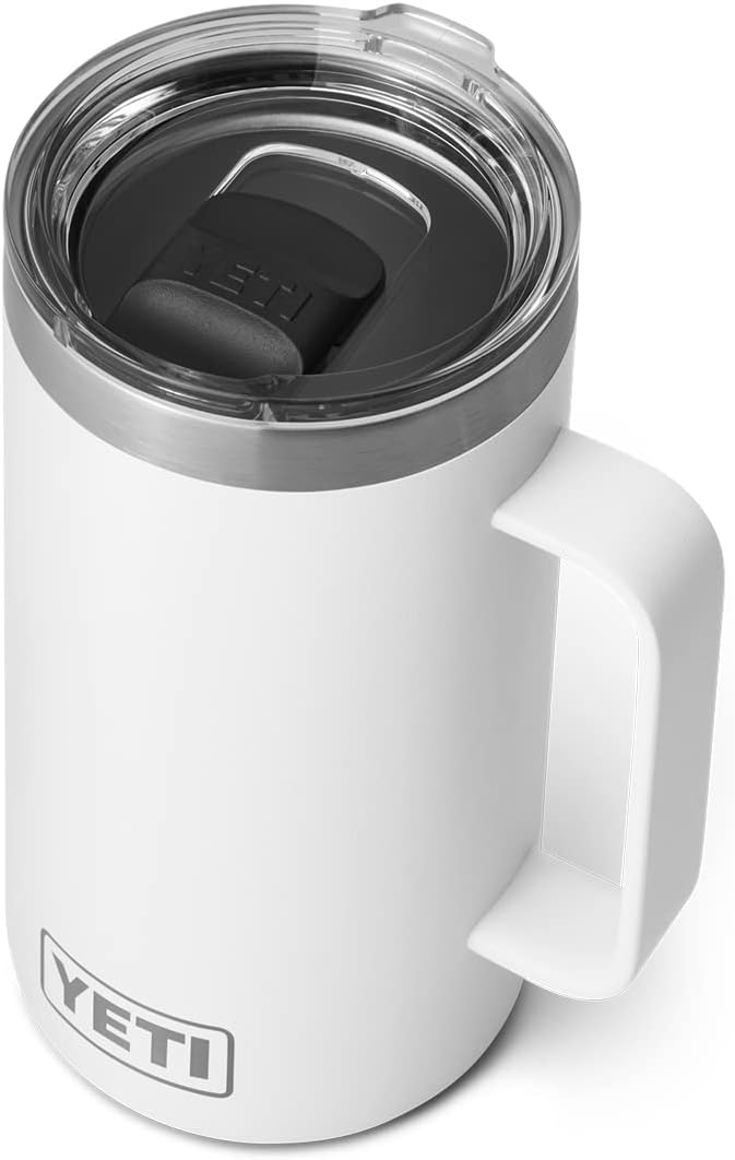 YETI Rambler 24 oz Mug, Vacuum Insulated, Stainless Steel with MagSlider Lid