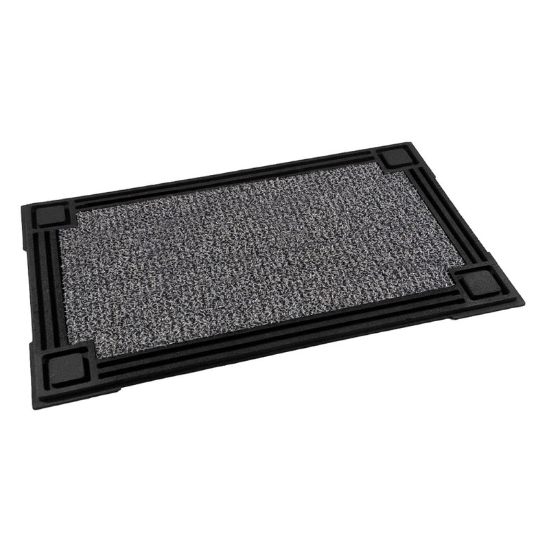 GrassWorx Black/Gray Capitol AstroTurf Floor Mat  18" X 30"
