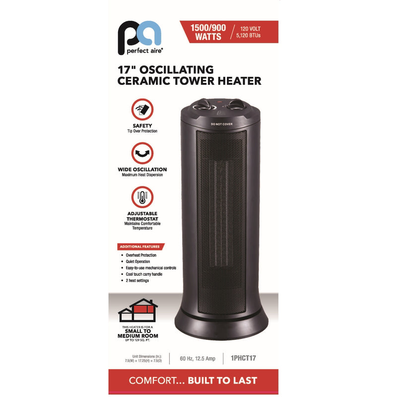 Perfect Aire Electric Oscillating Tower Heater