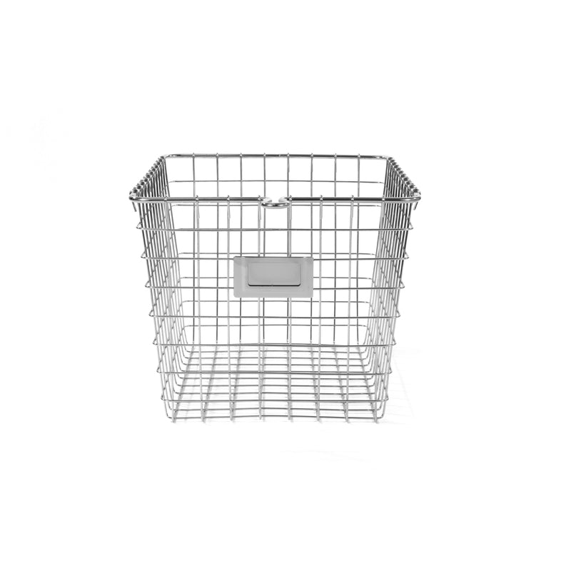 Spectrum Silver Storage Basket - 12.25" X 9.25" X 8"