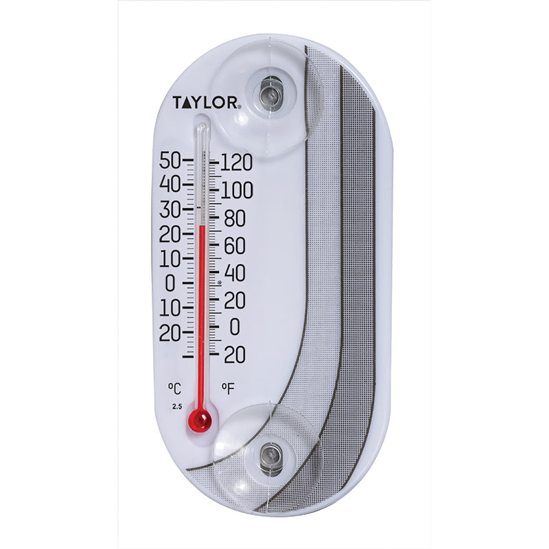 Taylor Tube Thermometer Plastic White 4"