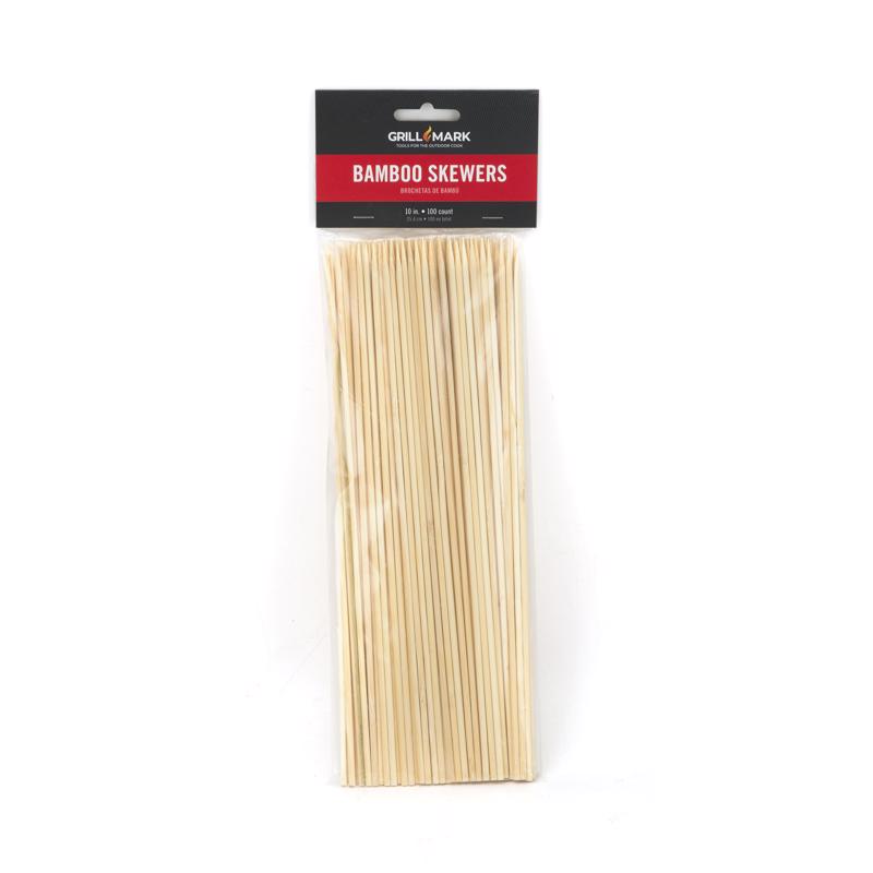 Grill Mark Bamboo Skewer 10 in. L 100 ct