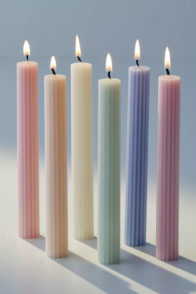 Meri Meri Pastel Taper Candle Set/12