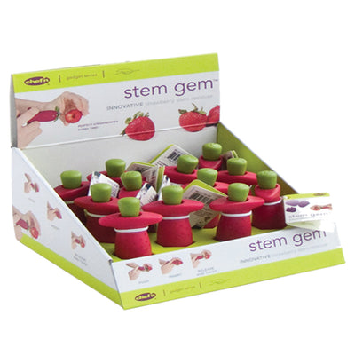 Chef'n Stem Gem Red/Green SS Strawberry Stem Remover
