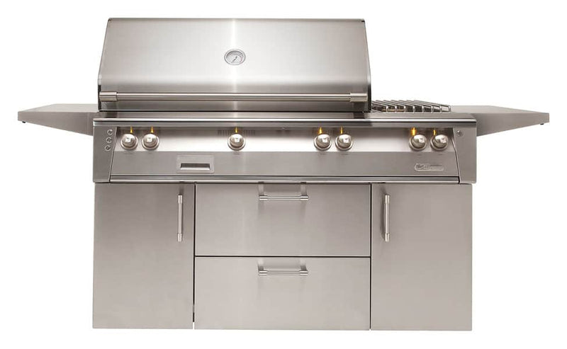 Alfresco 56" Grill on Deluxe Cart