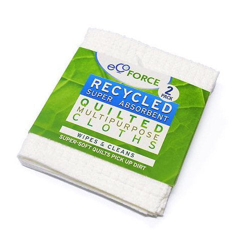 ECOFORCE Recycled Multi Purpose Quilted Cloths (2/pack)
