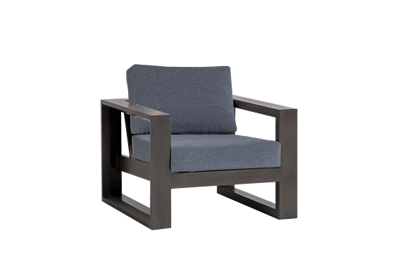 Ratana Element Chair (Ash Grey Aluminum Frame)