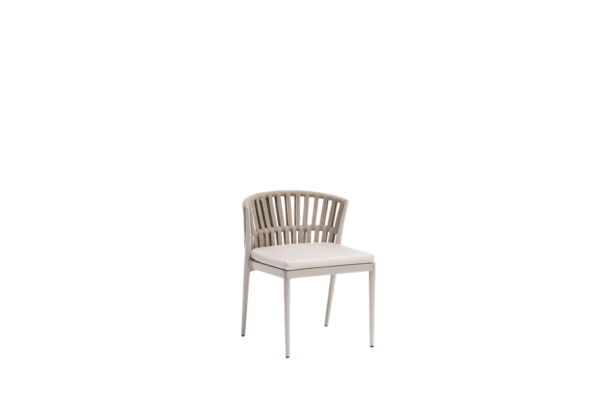 Ratana Lineas Dining Side Chair (Linen – Durarope)