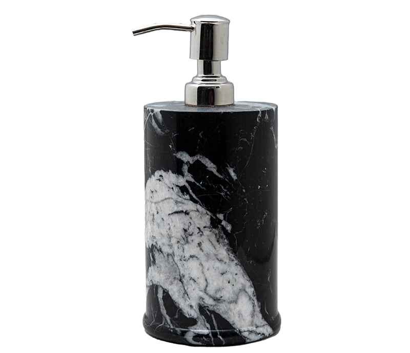 Belle de Provence Black Marble Soap Dispenser