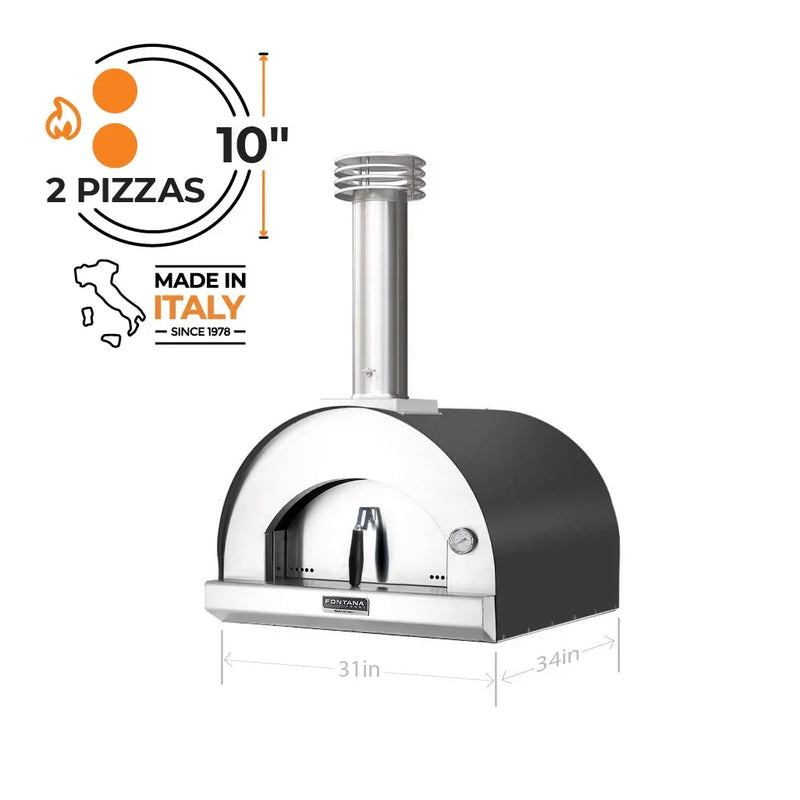 Fontana Forni Margherita Wood Fired Pizza Oven + Cover (Demo Model)