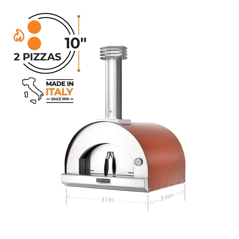 Fontana Forni Margherita Wood Fired Pizza Oven + Cover (Demo Model)