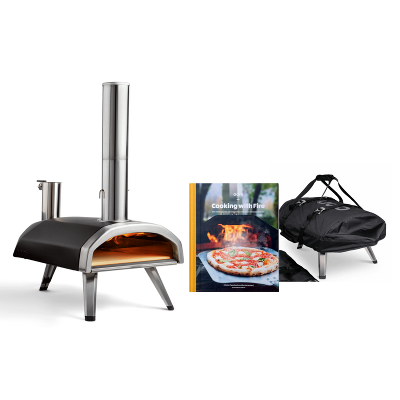 Ooni Fyra 12 Wood Pellet Outdoor Pizza Oven Accessory Bundle