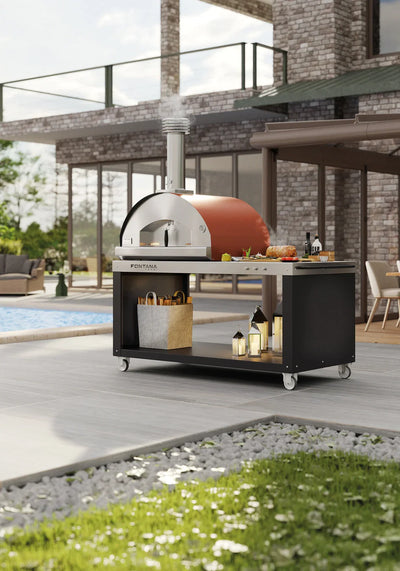 Fontana Forni NAPOLI Hybrid Gas & Wood Oven (New Gen Margherita)