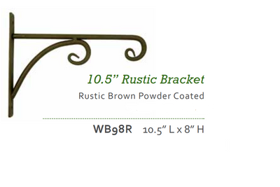 Rustic Bracket 10.5" - Rustic Finish