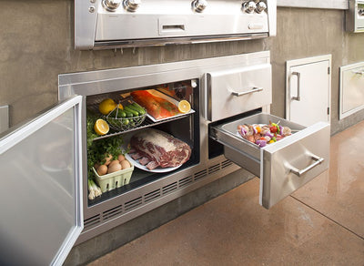 Alfresco 42" Under Grill Refrigerator