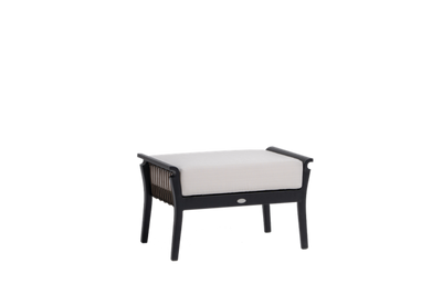 Ratana Copacabana Ottoman (Frame Black – Aluminum)