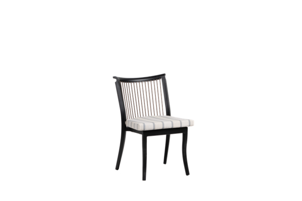 Ratana Copacabana Dinning Side Chair (Frame Black – Aluminum)