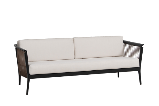 Ratana Copacabana Sofa (Frame Black – Aluminum)