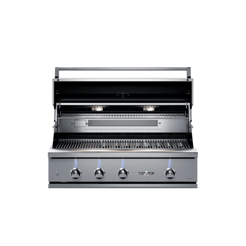 Delta Heat 38-Inch 3-Burner Built-In Natural Gas Grill with Infrared Rotisserie Burner