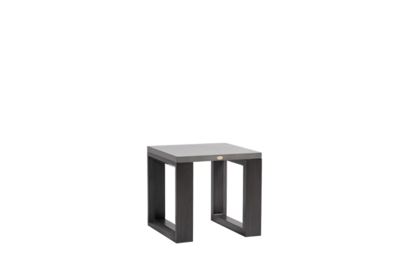 Ratana Element Side Table (Ash Grey Aluminum Top)