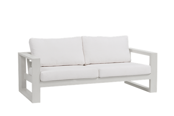 Ratana Element Seater Sofa (Whitewash Aluminum frame)