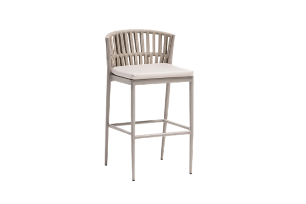 Ratana Lineas Bar Chair (Linen – Durarope)