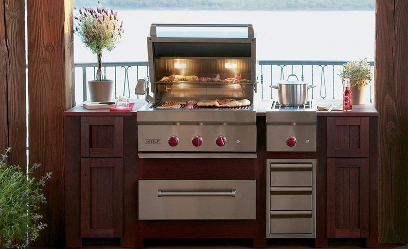 Wolf 30" Built-in Outdoor Grill Head