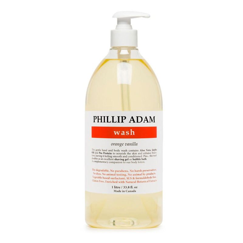 Phillip Adam Orange-Vanilla Hand/Body Wash  - 1 Litre