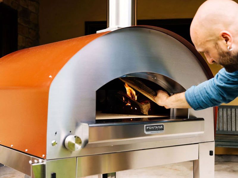 Fontana Roma Countertop Hybrid Gas & Wood-Fired Pizza Oven