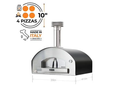 Fontana Roma Countertop Hybrid Gas & Wood-Fired Pizza Oven