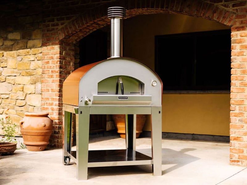 Fontana Roma Countertop Hybrid Gas & Wood-Fired Pizza Oven