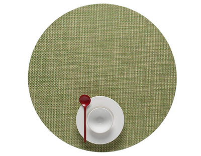 Chilewich Mini Basketweave Round Table Mat Assorted - 15"