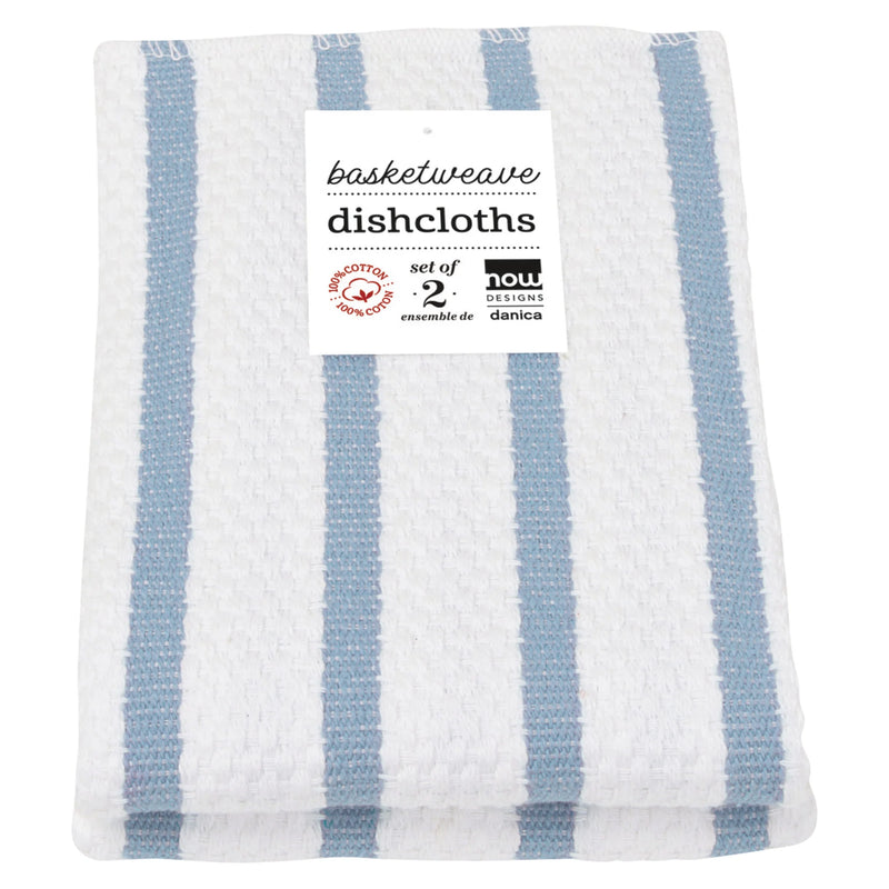 Basketweave Dishcloths - Set of 2