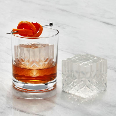 W&P Peak Etched Ice Tray - Charcoal