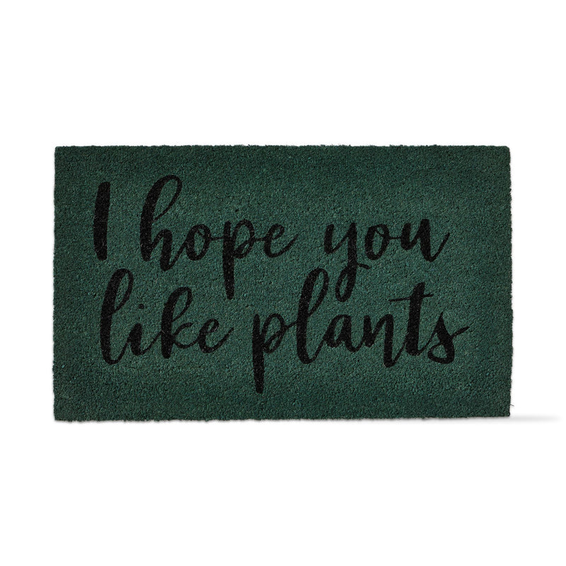 "I Hope You Like Plants" Coir Doormat Green - 18" X 30"