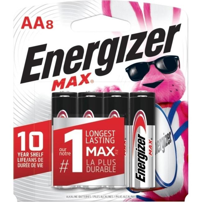 Energizer Max Battery AA8