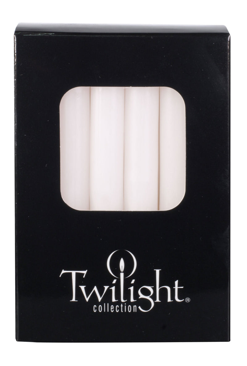 Twilight 4" mini candles - 12 pack - white